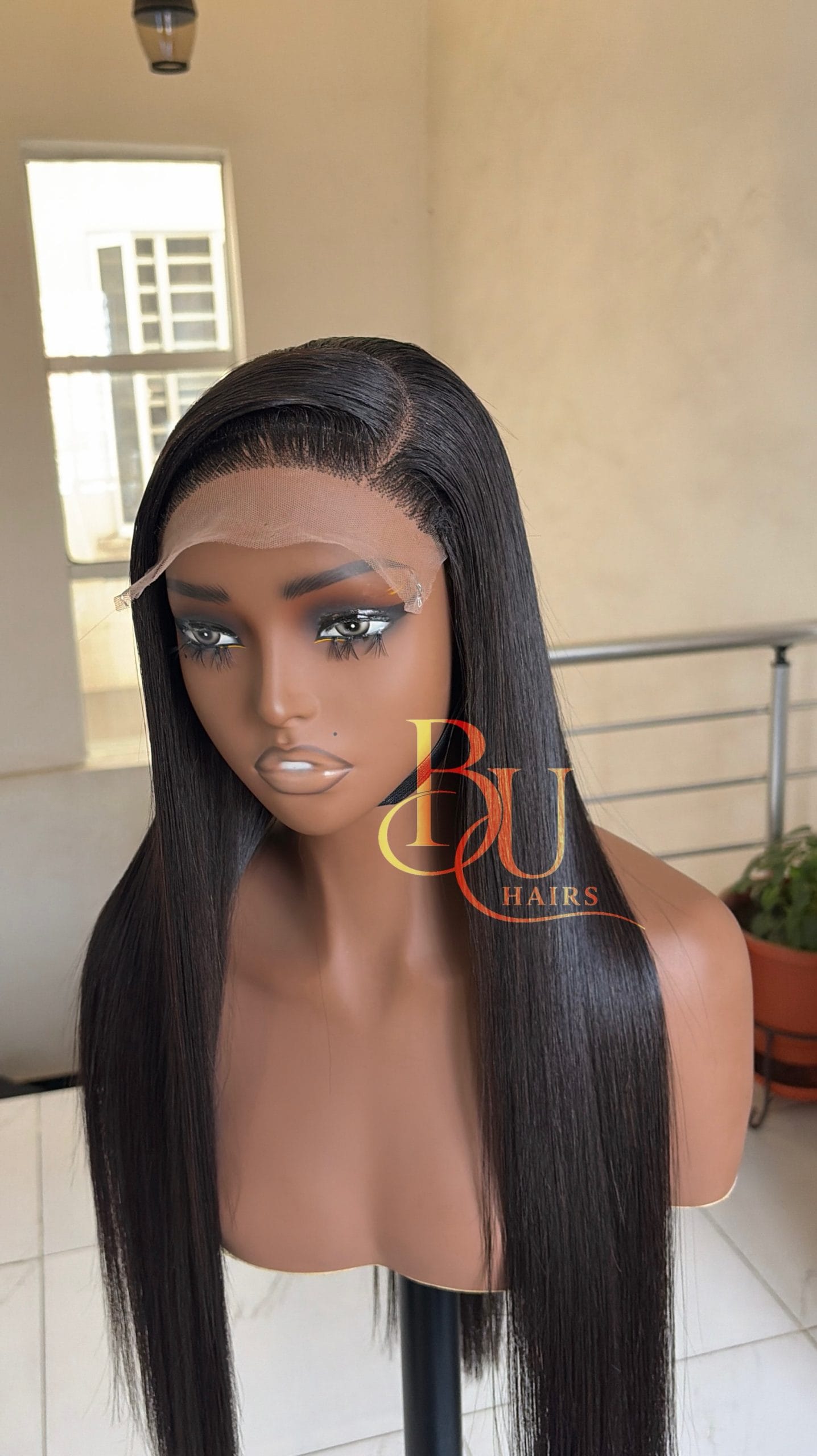 24” SDD (5 x 5) Bone Straight Wig 5 24” SDD (5 x 5) Bone Straight Wig - Image 5