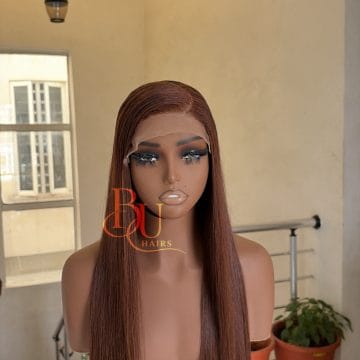 Brown Bone Straight Wig | 5x5 | 14”-20”