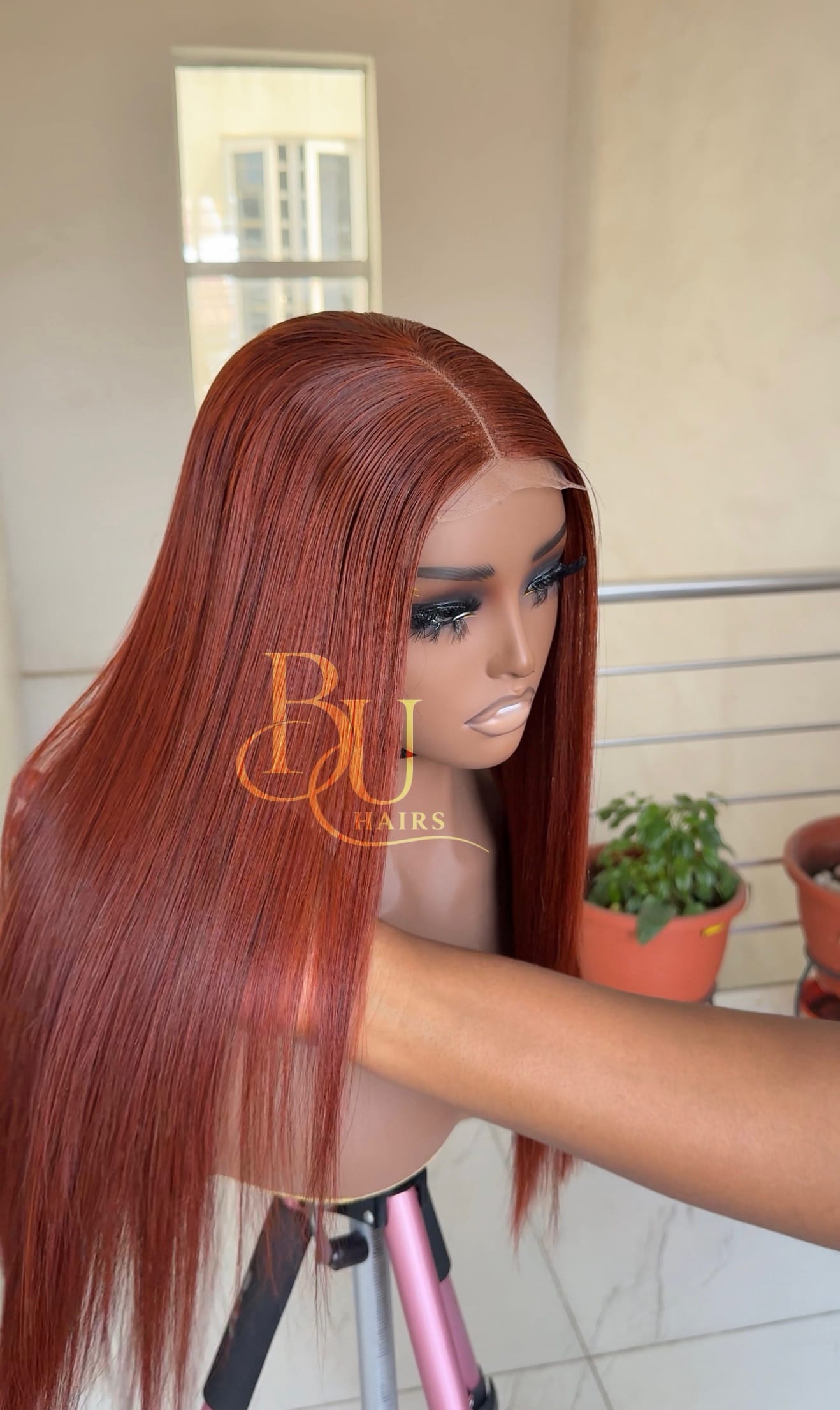 16” Cajun (2 x 4) SDD Bone Straight Wig 4 16” Cajun (2 x 4) SDD Bone Straight Wig - Image 4