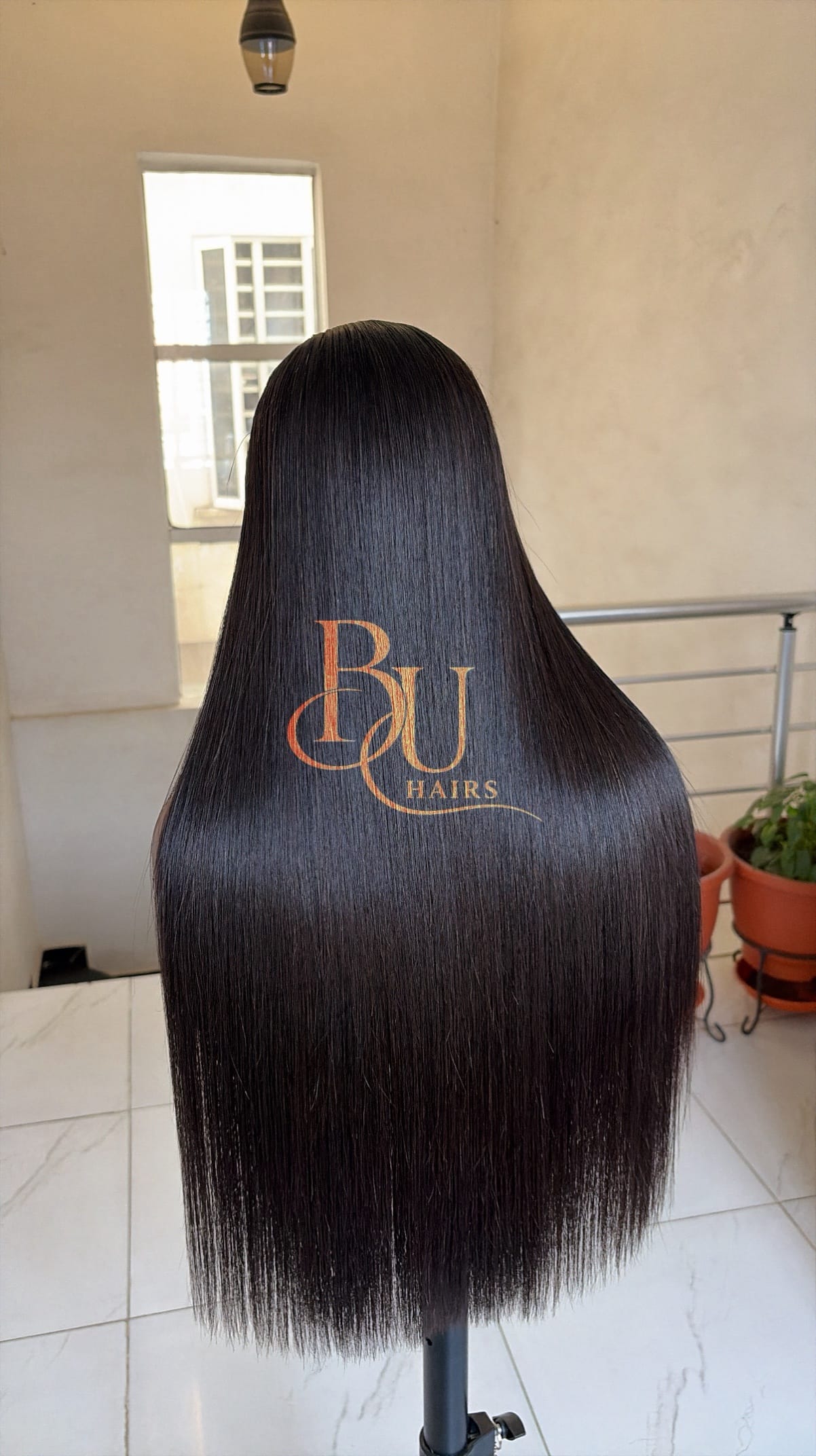 24” SDD (5 x 5) Bone Straight Wig 3 24” SDD (5 x 5) Bone Straight Wig - Image 3