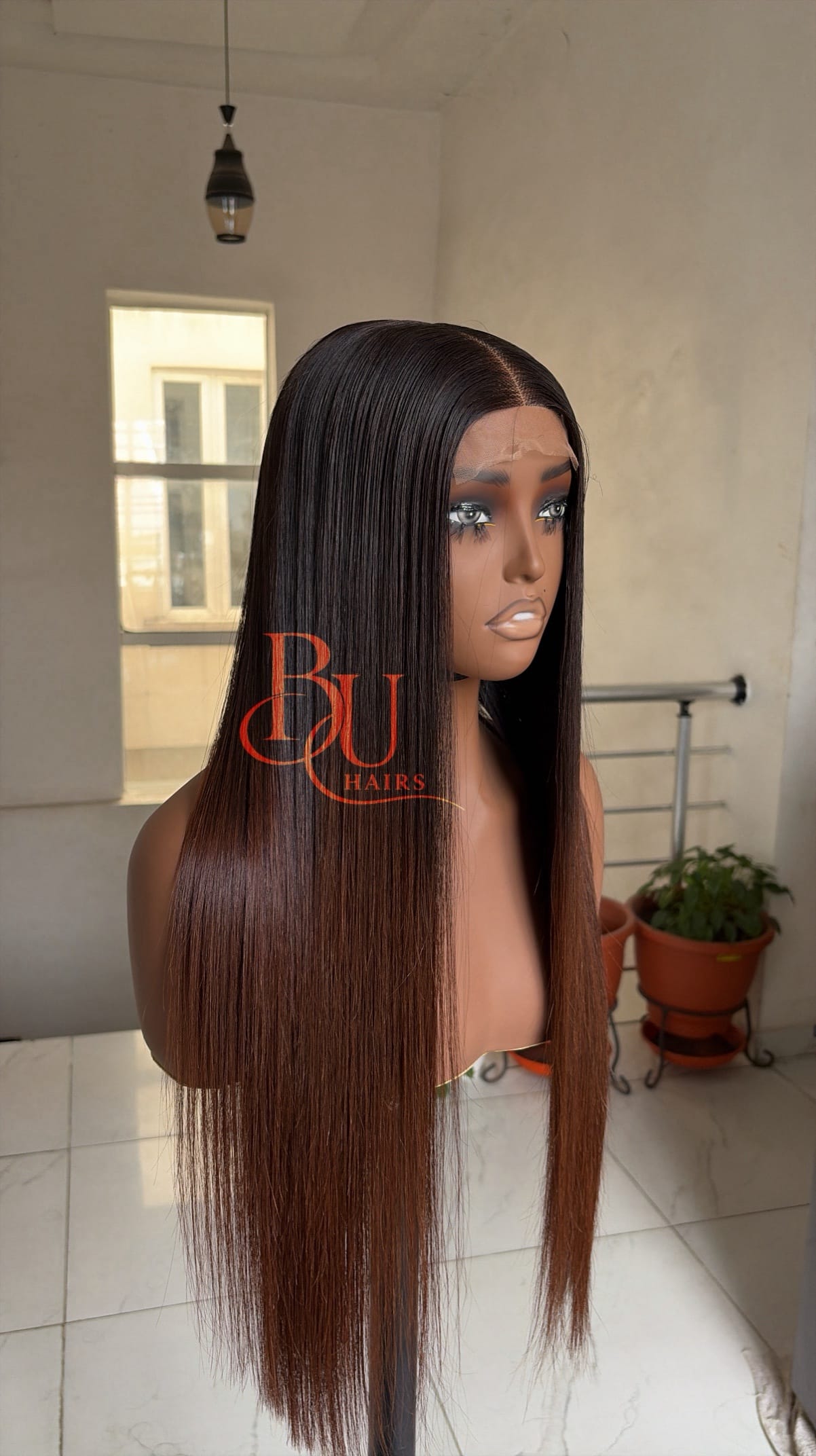 24” Ombre Tone (2 x 6) SDD Bone Straight Wig 4 24” Ombre Tone (2 x 6) SDD Bone Straight Wig - Image 4