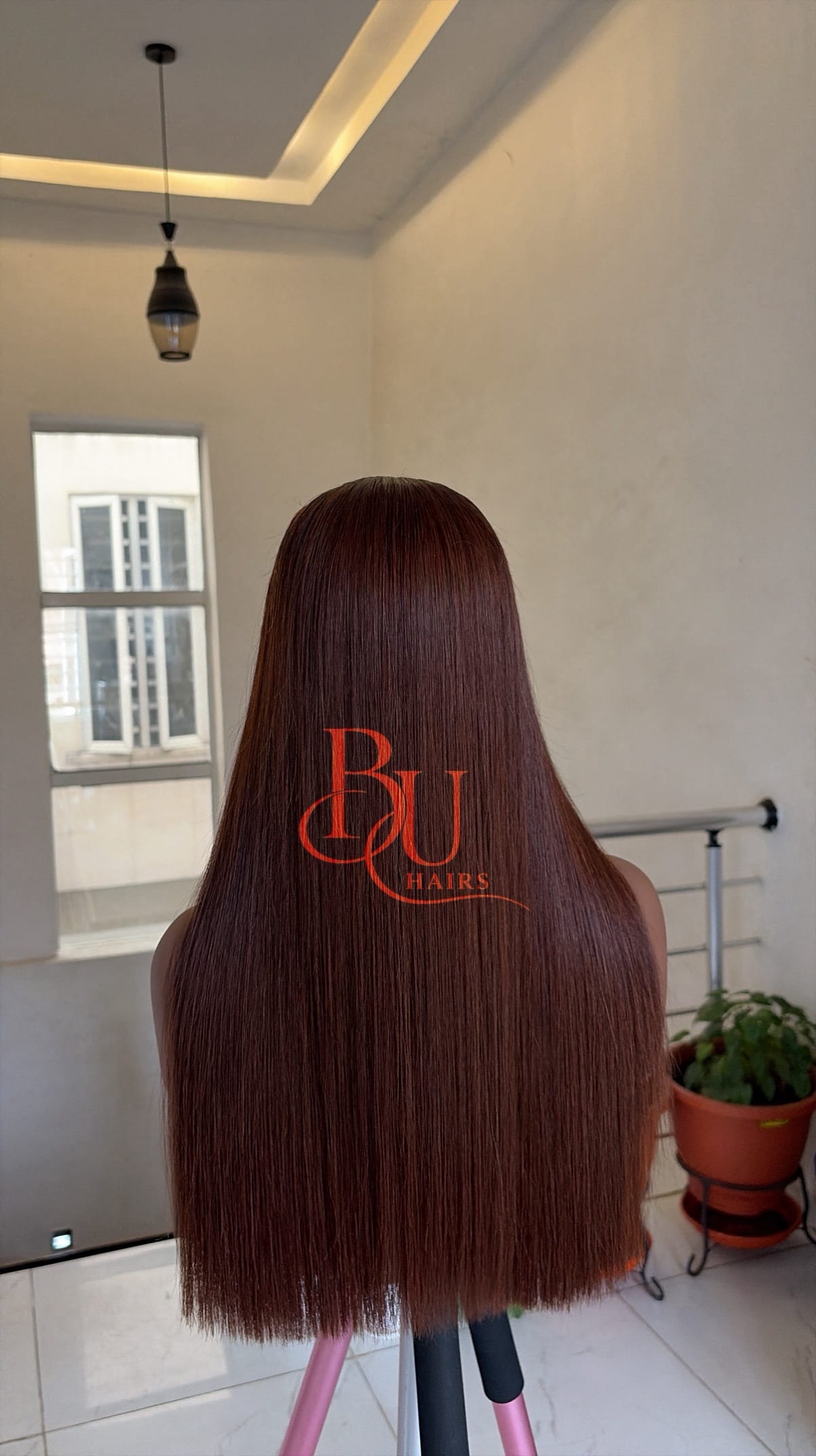 20” Brown (5 x 5) SDD Bone Straight Wig 2 20” Brown (5 x 5) SDD Bone Straight Wig - Image 2