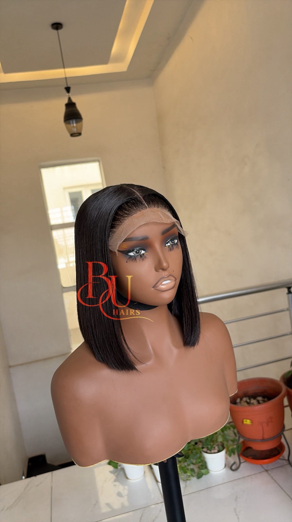 10” Glueless Closure Styling (5 x 5) SDD Bone Straight Wig 5 10” Glueless Closure Styling (5 x 5) SDD Bone Straight Wig - Image 5