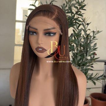 Brown Bone Straight Wig | 5x5 | 14”-20”