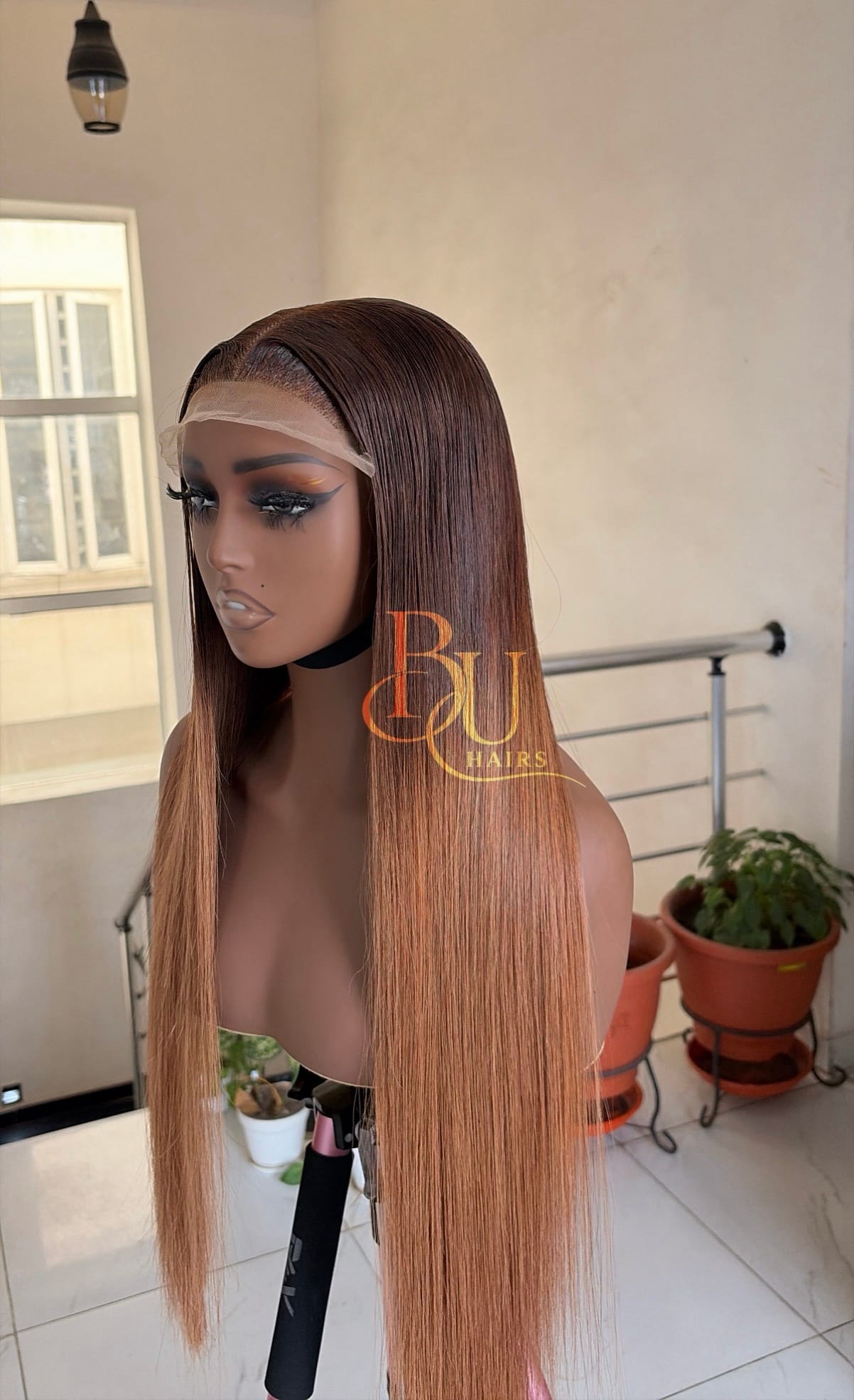 24” Ombre Blonde (5 x 5) SDD Bone Straight Wig 5 24” Ombre Blonde (5 x 5) SDD Bone Straight Wig - Image 5