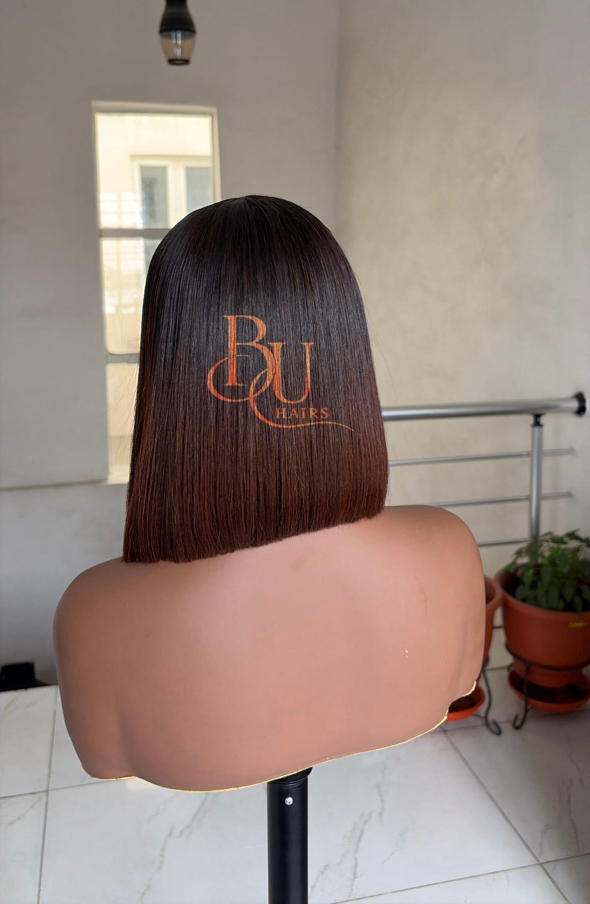 Ombre Tone (8” - 10”) SDD 2 x 6 Bone Straight Wig 4 Ombre Tone (8” - 10”) SDD 2 x 6 Bone Straight Wig - Image 4