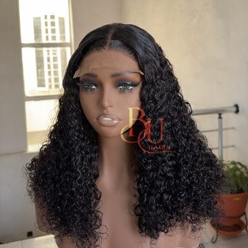 Best Made to Order Pure Human Hairs Vendor in Lagos 14 Pixie Curls (5 X 5) SDD Closure Wig