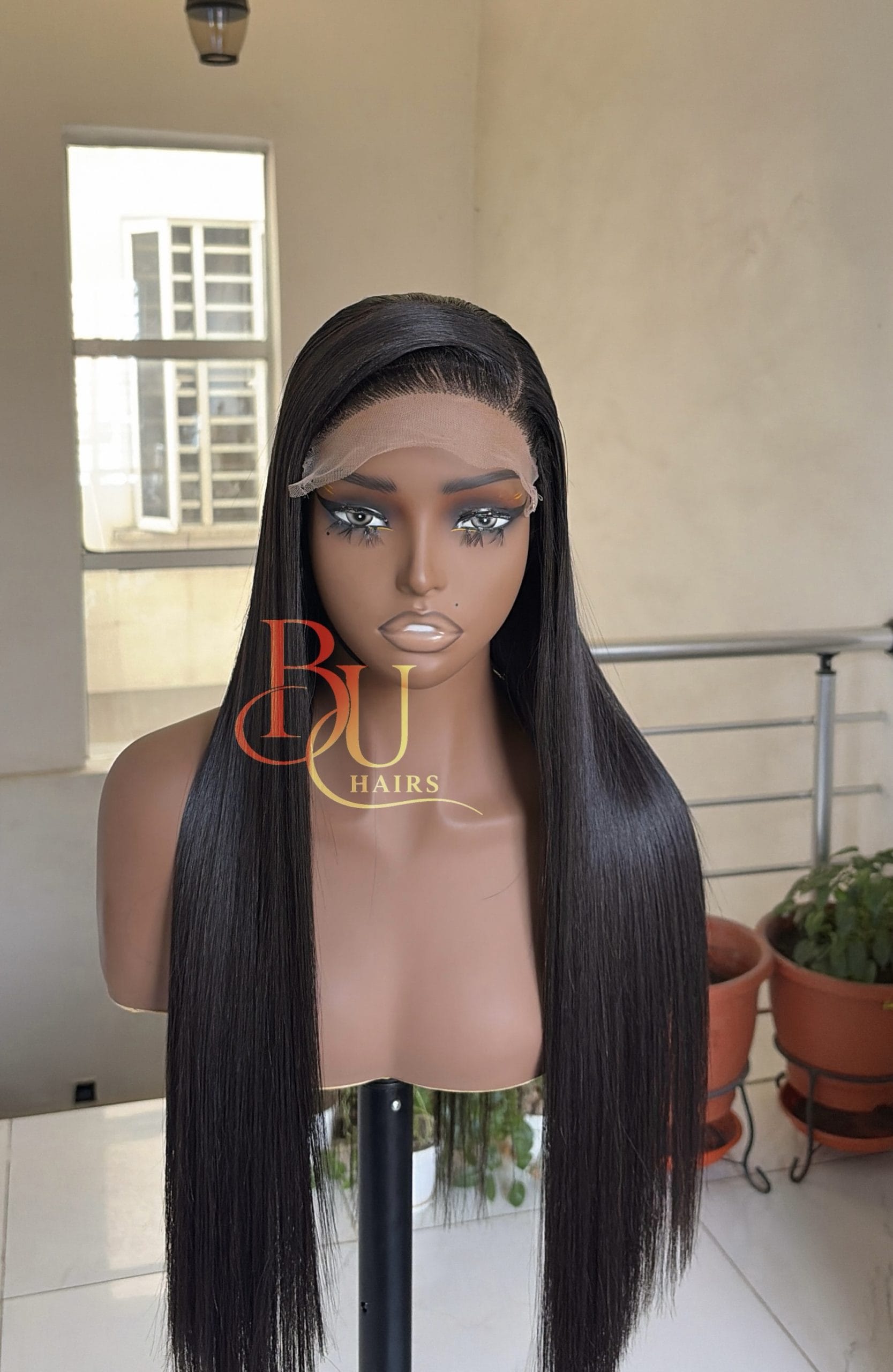 24” SDD (5 x 5) Bone Straight Wig 1 24” SDD (5 x 5) Bone Straight Wig