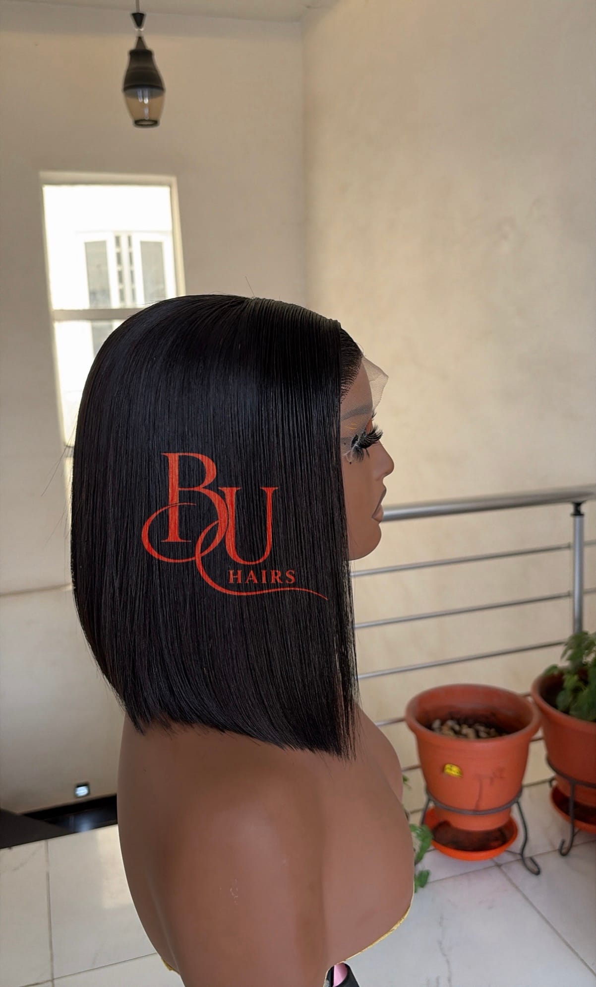 (8” - 12”) 5 x 5 SDD Bone Straight Closure Wig 4 (8” - 12”) 5 x 5 SDD Bone Straight Closure Wig - Image 4