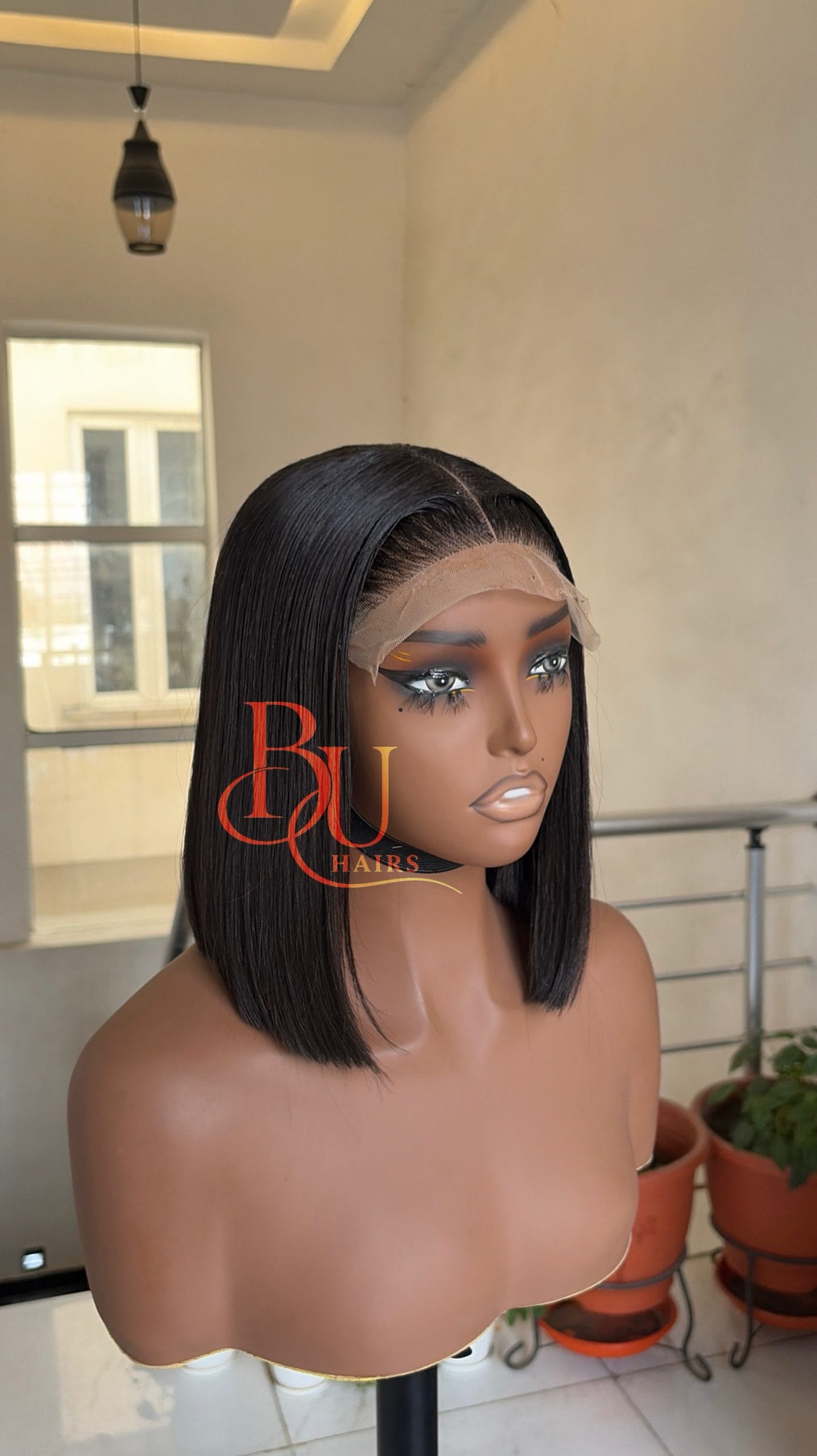 10” Glueless Closure Styling (5 x 5) SDD Bone Straight Wig 1 10” Glueless Closure Styling (5 x 5) SDD Bone Straight Wig