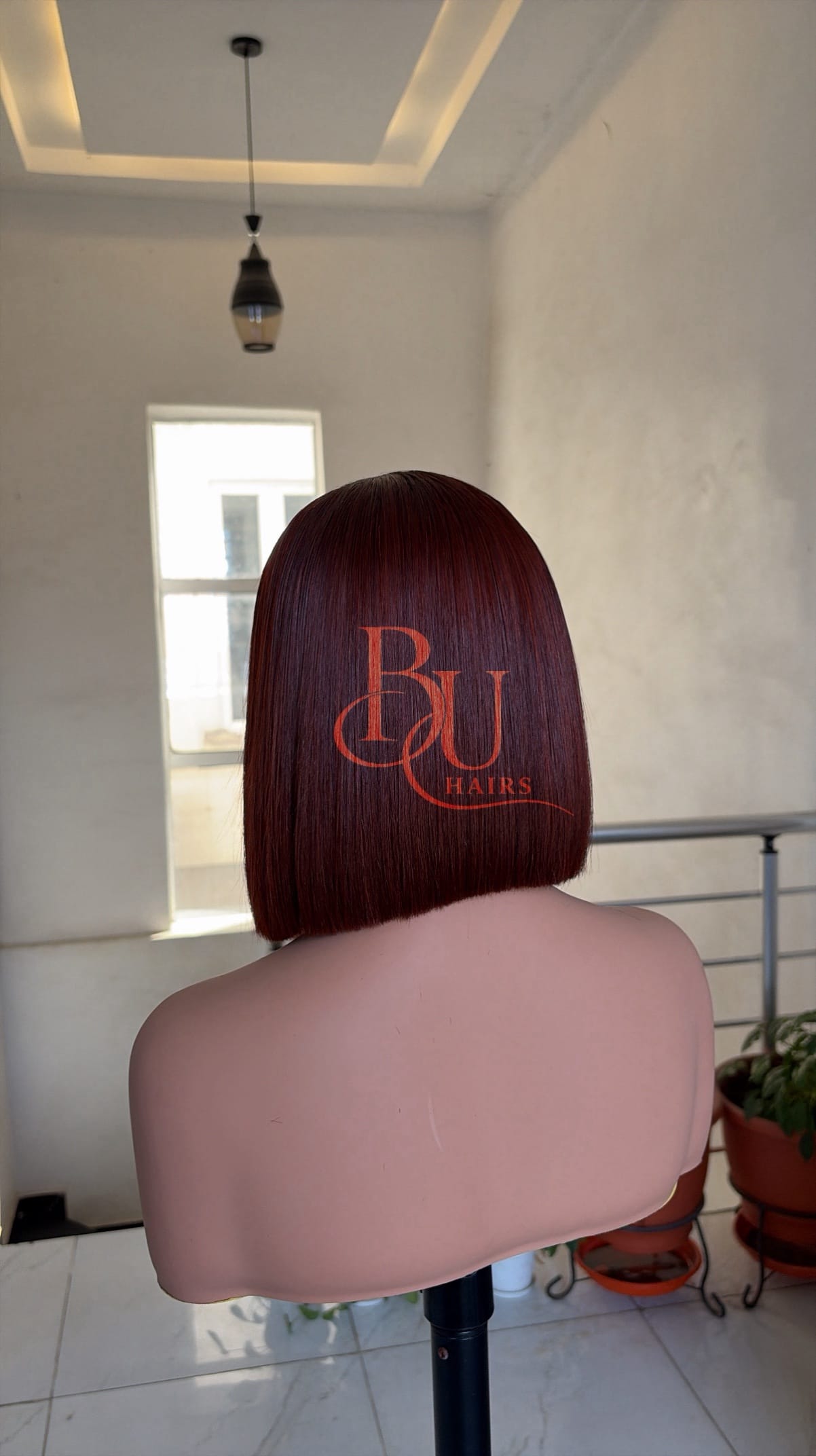 8” Cajun Fringe SDD Bone Straight Wig 4 8” Cajun Fringe SDD Bone Straight Wig - Image 4