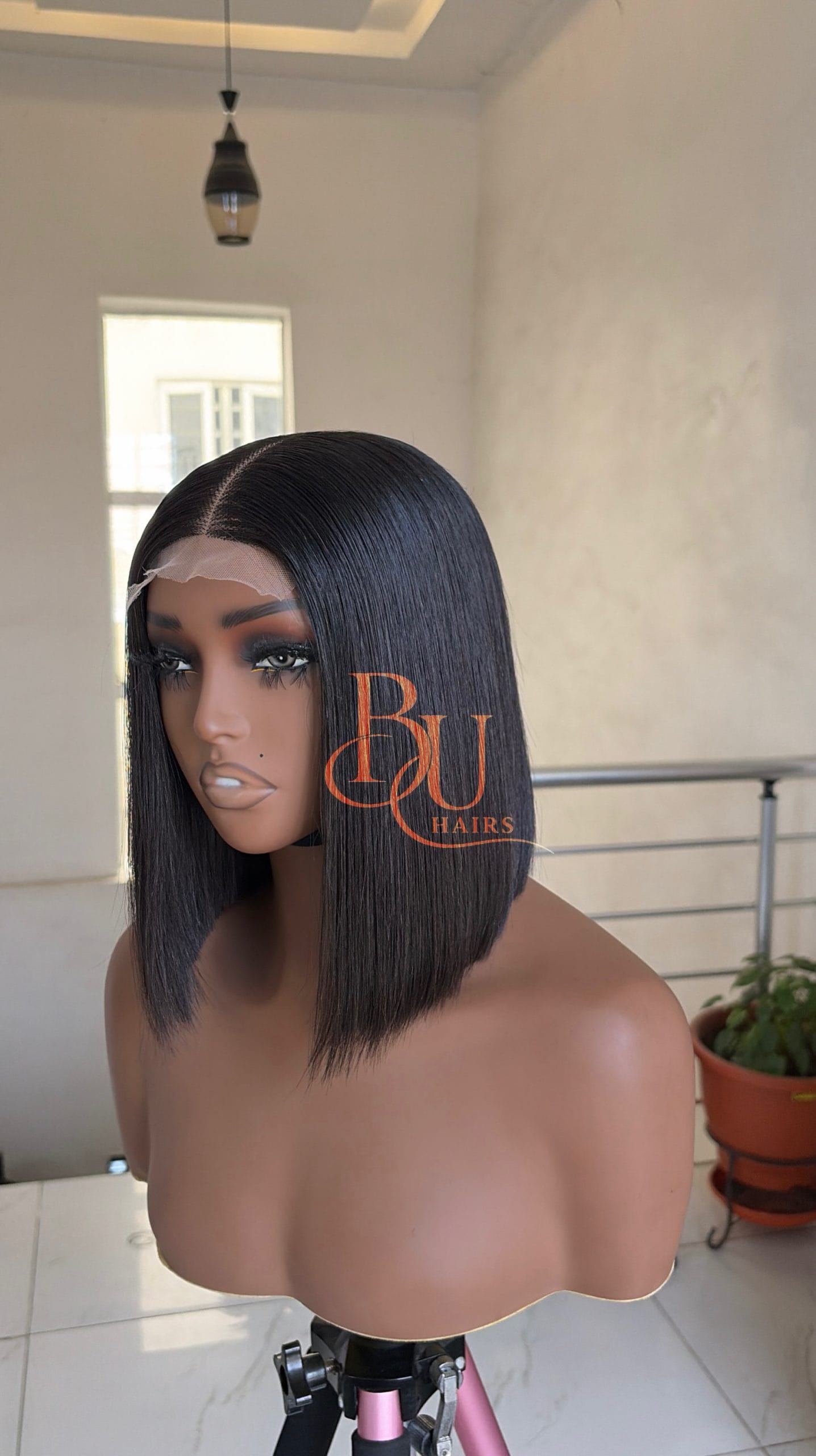 10 inches 2 x 6 SDD Bone Straight Wig 1 10 inches 2 x 6 SDD Bone Straight Wig