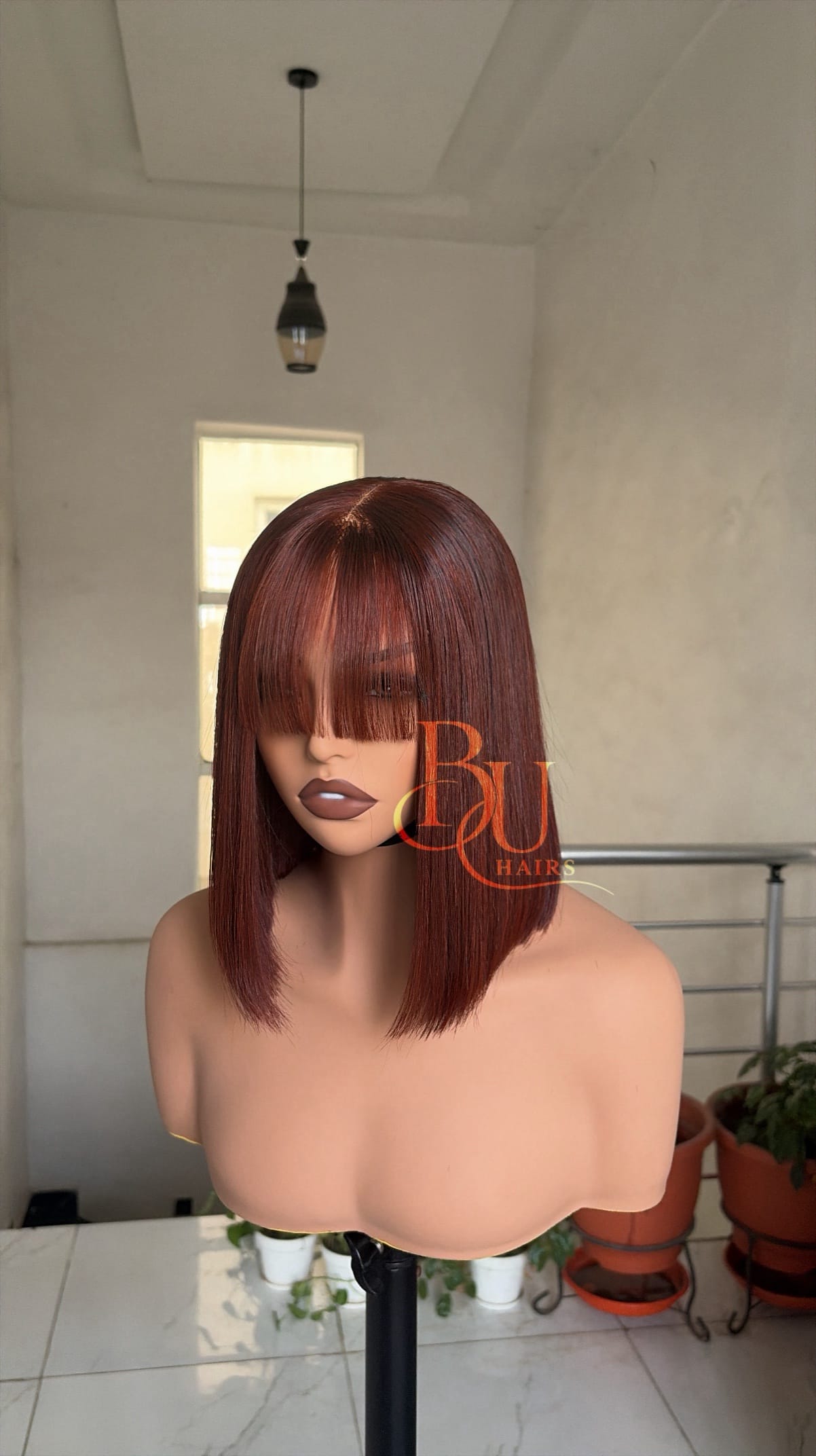10” Cajun Fringe SDD Bone Straight Wig 5 10” Cajun Fringe SDD Bone Straight Wig - Image 5