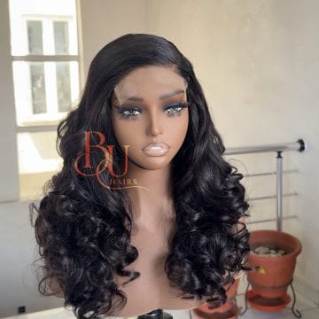 Best Made to Order Pure Human Hairs Vendor in Lagos 77 Double Drawn Bounce Wig