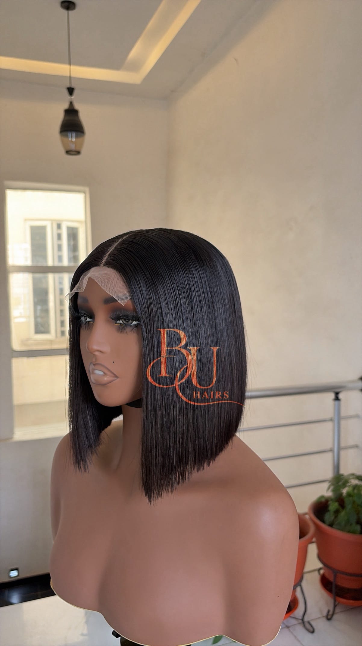 8 inches 2 x 6 SDD Bone Straight Wig 4 8 inches 2 x 6 SDD Bone Straight Wig - Image 4