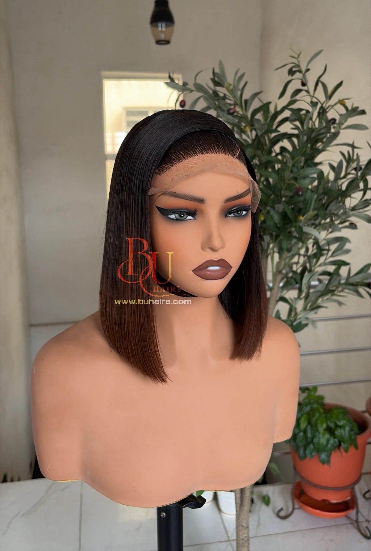 Ombre Tone Bone Straight Bob | 5x5 Closure 4 Ombre Tone Bone Straight Bob | 5x5 Closure - Image 4