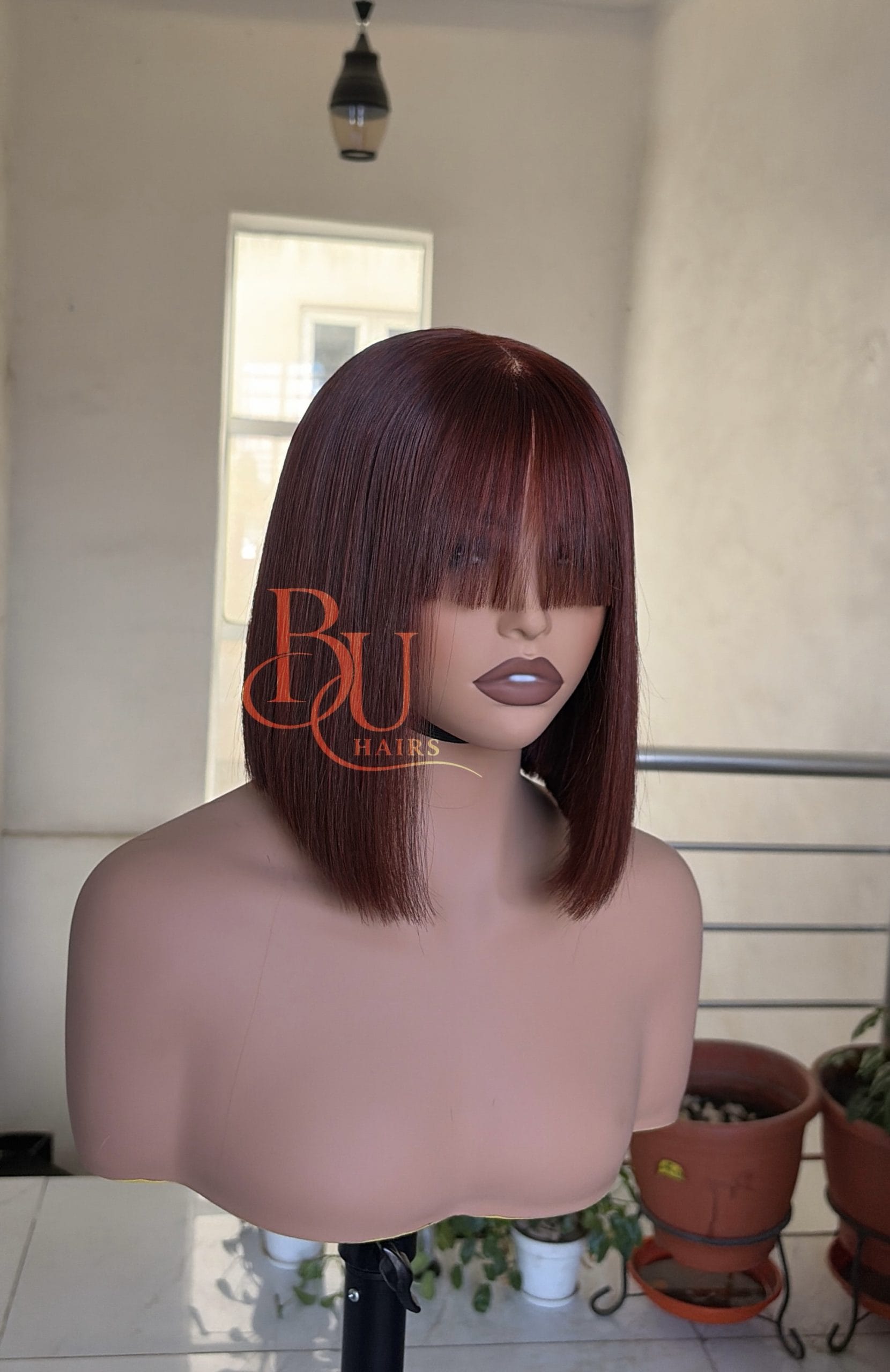 8” Cajun Fringe SDD Bone Straight Wig 3 8” Cajun Fringe SDD Bone Straight Wig - Image 3