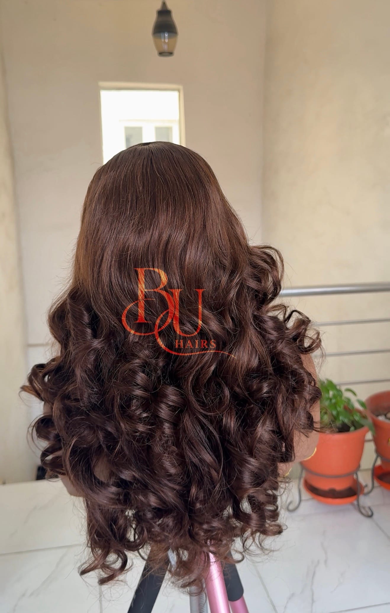 Double Drawn Brown Bounce Wig 2 Double Drawn Brown Bounce Wig - Image 2