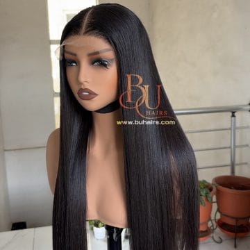 Best Made to Order Pure Human Hairs Vendor in Lagos 32 Bone Straight Wig | 5x5 Closure | 18”-24”