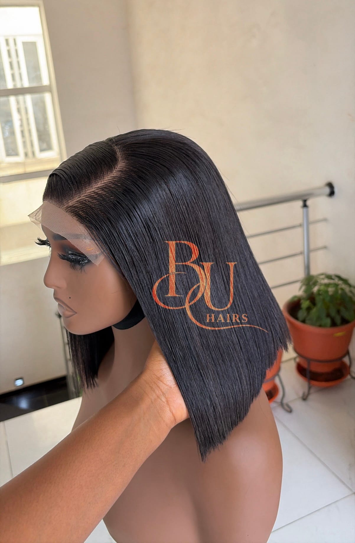 (8” - 12”) 5 x 5 SDD Bone Straight Closure Wig 5 (8” - 12”) 5 x 5 SDD Bone Straight Closure Wig - Image 5