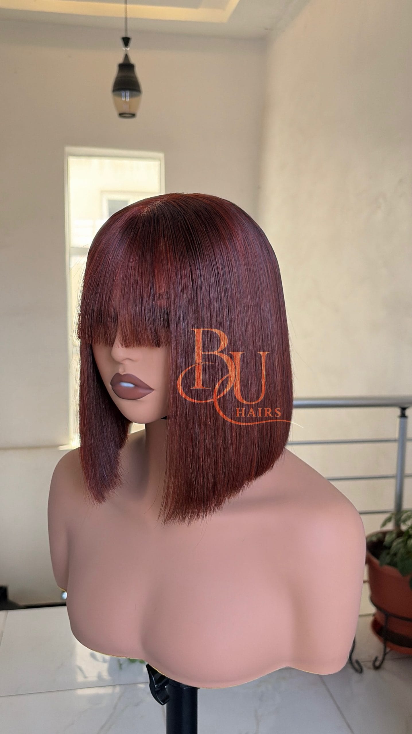 8” Cajun Fringe SDD Bone Straight Wig 1 8” Cajun Fringe SDD Bone Straight Wig