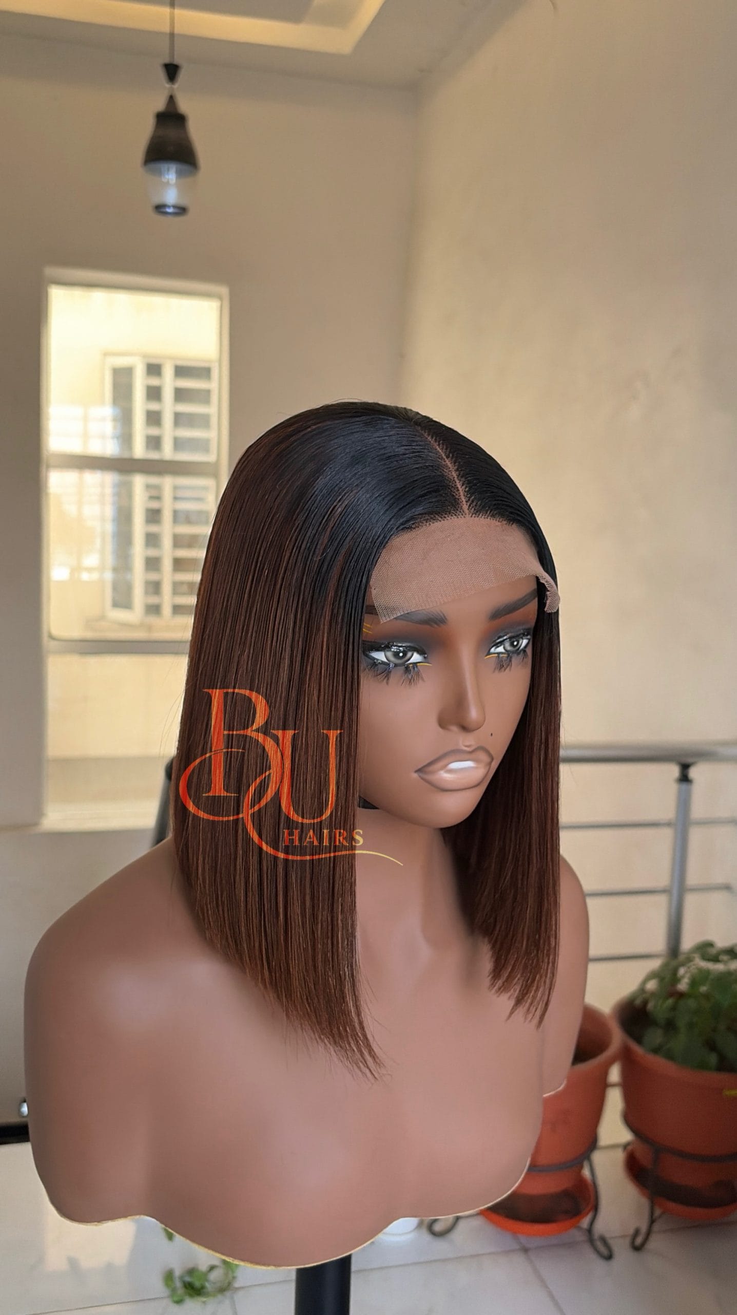 Brown 2x4 Dark Roots SDD Bone Straight Wig (8” - 10”) 1 Brown 2x4 Dark Roots SDD Bone Straight Wig (8” - 10”)