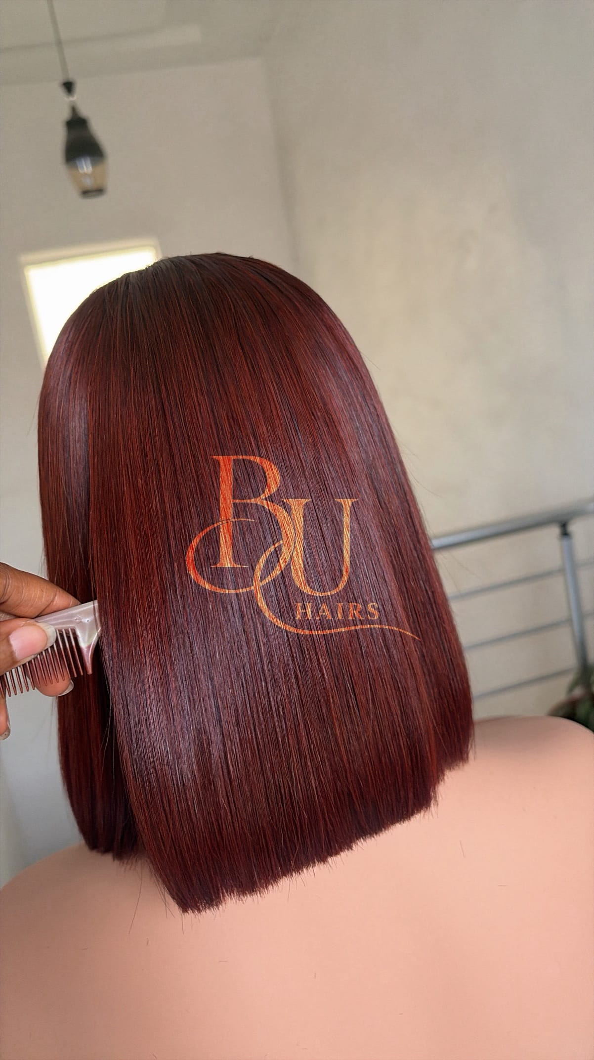 10” Cajun Fringe SDD Bone Straight Wig 2 10” Cajun Fringe SDD Bone Straight Wig - Image 2