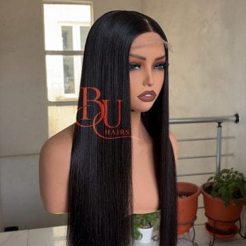 Best Made to Order Pure Human Hairs Vendor in Lagos 51 NATURAL Silky Straight SDD (2 x 6) Wig