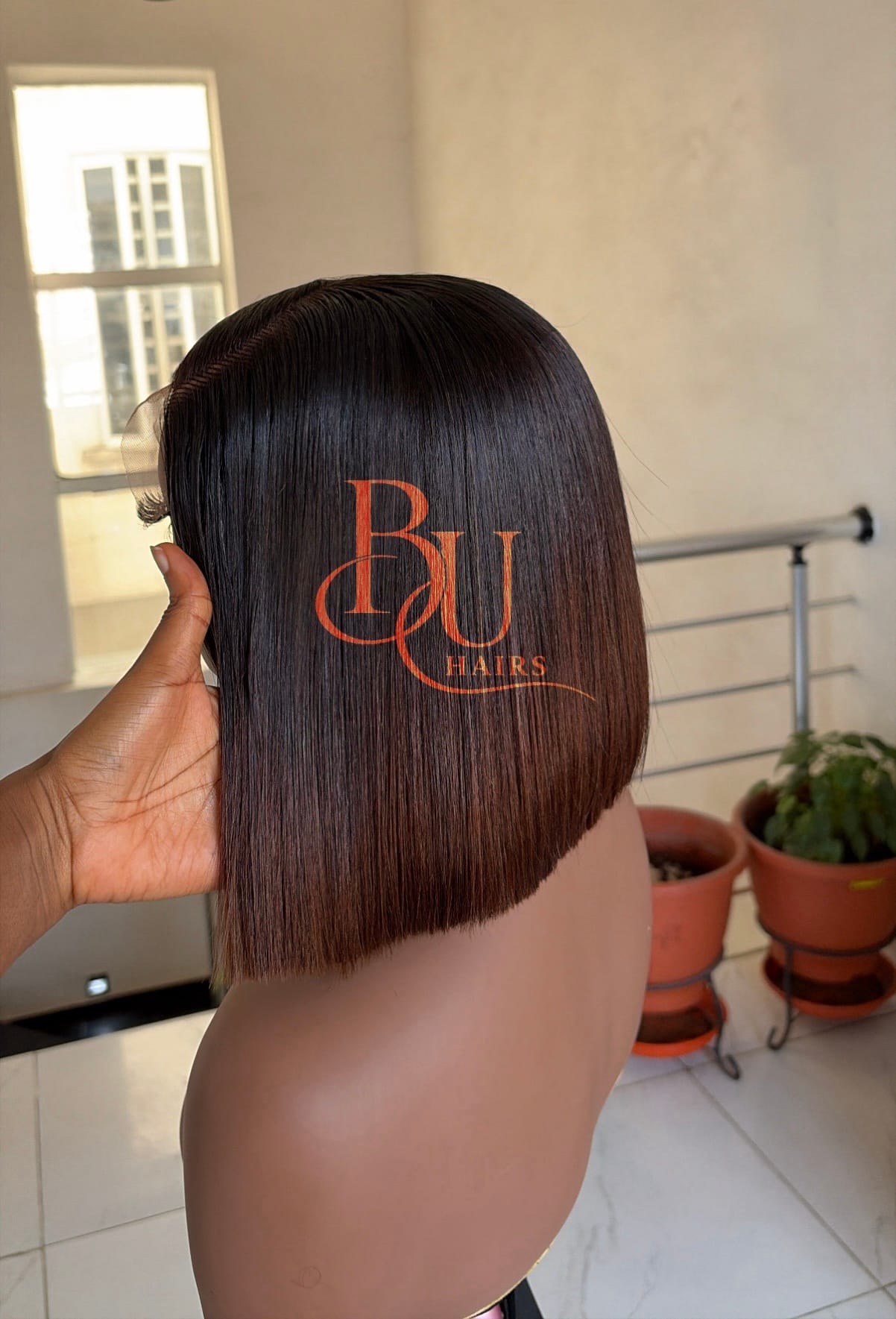 Ombre Tone (8” - 10”) SDD 5 x 5 Bone Straight Wig 2 Ombre Tone (8” - 10”) SDD 5 x 5 Bone Straight Wig - Image 2