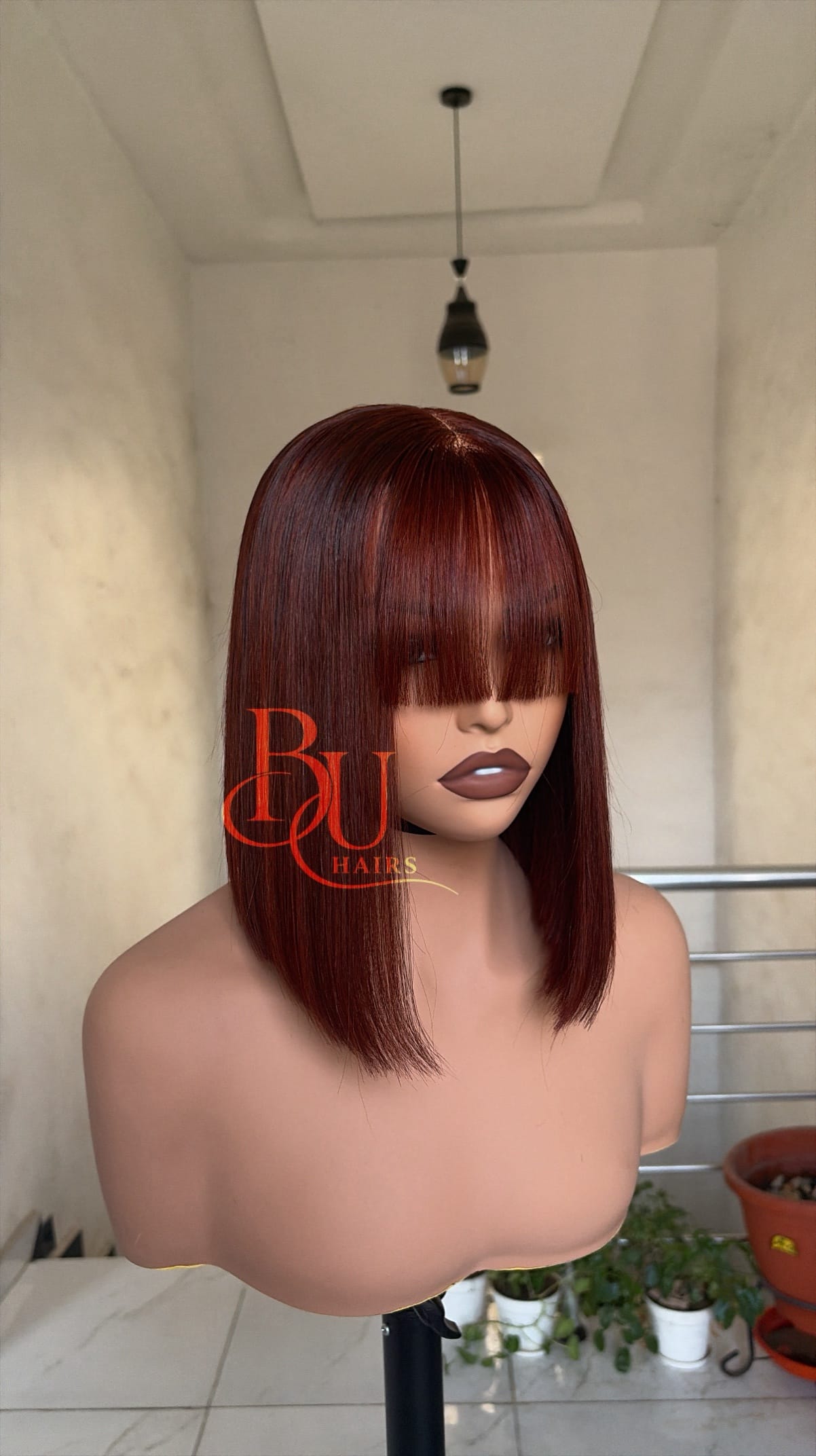 10” Cajun Fringe SDD Bone Straight Wig 4 10” Cajun Fringe SDD Bone Straight Wig - Image 4