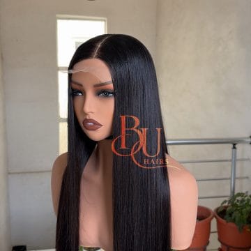 Natural Silky Straight Wig | 2x6 Closure