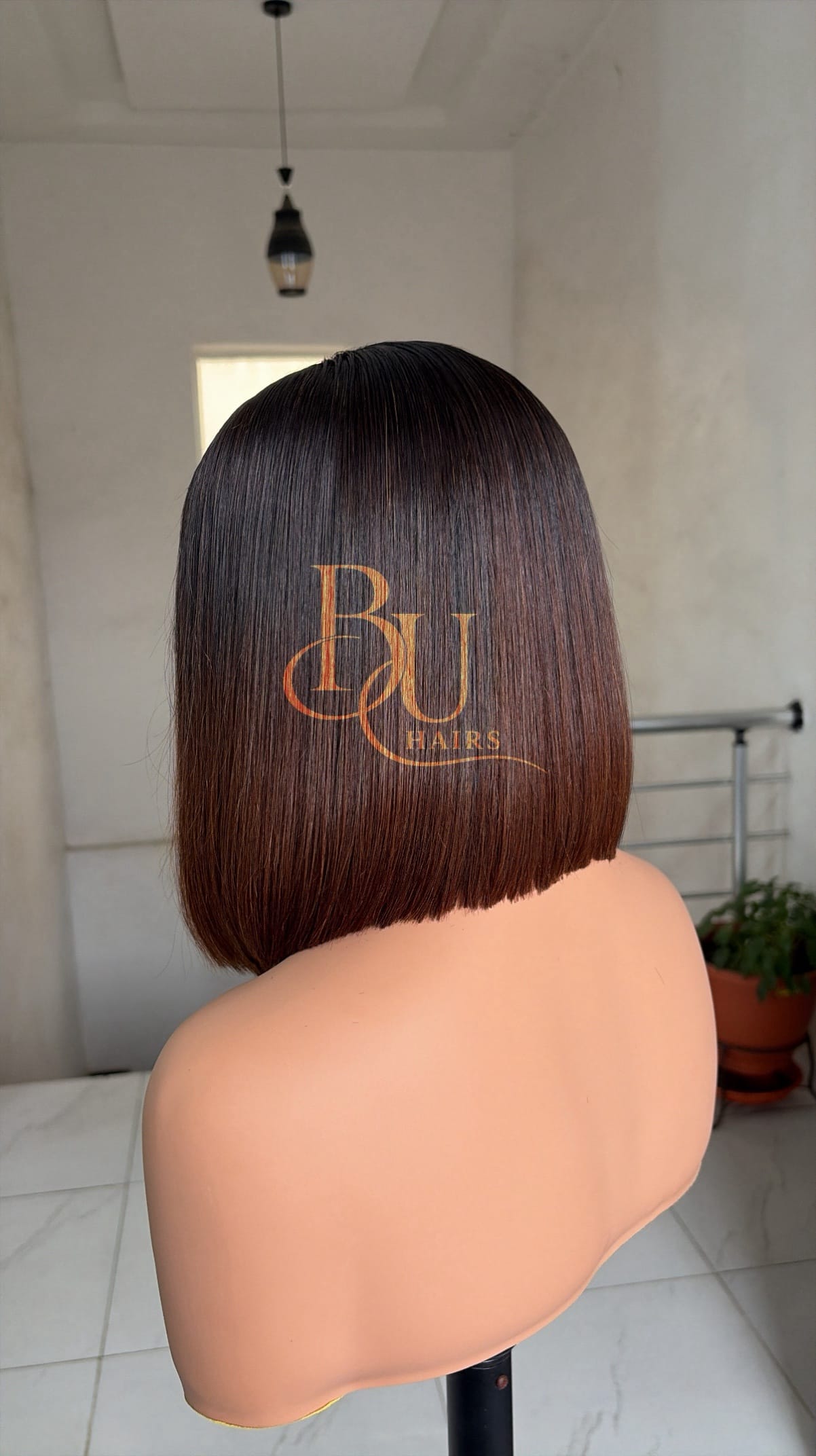 Ombre Tone Fringe SDD Bone Straight Wig 3 Ombre Tone Fringe SDD Bone Straight Wig - Image 3