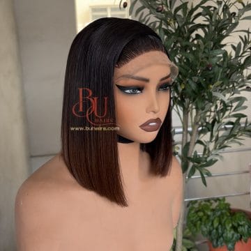 Ombre Tone Bone Straight Bob | 5x5 Closure
