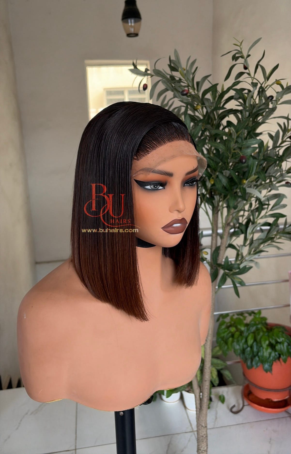 Ombre Tone Bone Straight Bob | 5x5 Closure 1 Ombre Tone Bone Straight Bob | 5x5 Closure