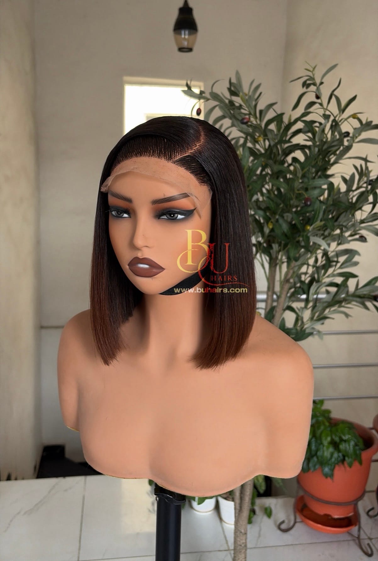 Ombre Tone Bone Straight Bob | 5x5 Closure 3 Ombre Tone Bone Straight Bob | 5x5 Closure - Image 3