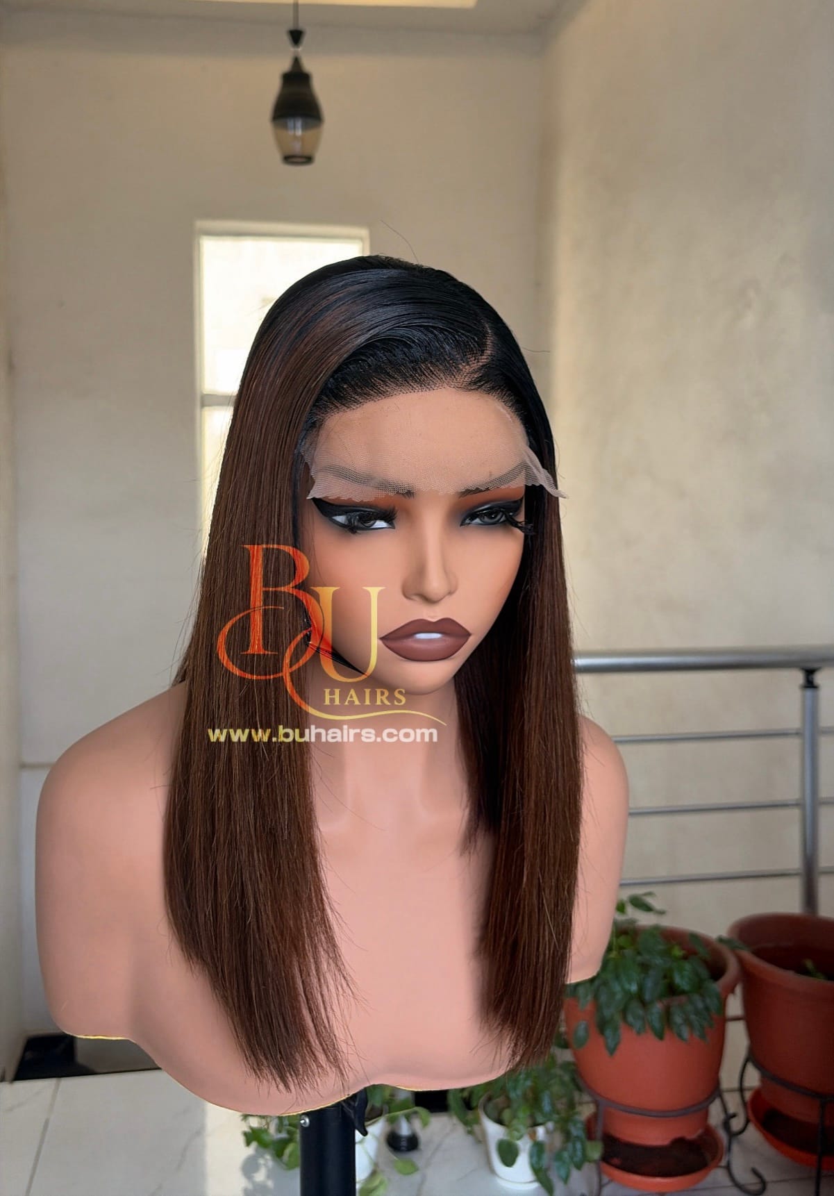 14” Brown SDD Straight Dark Roots 3 14” Brown SDD Straight Dark Roots - Image 3