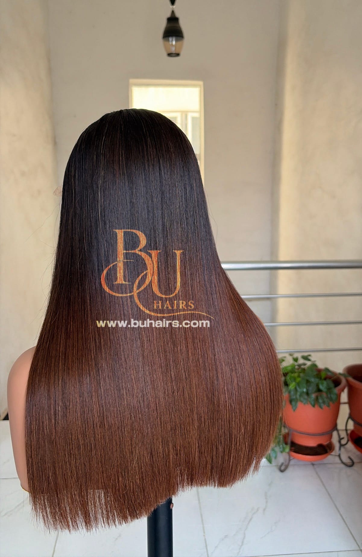 16” Ombre tone SDD Bone Straight Wig 2 16” Ombre tone SDD Bone Straight Wig - Image 2