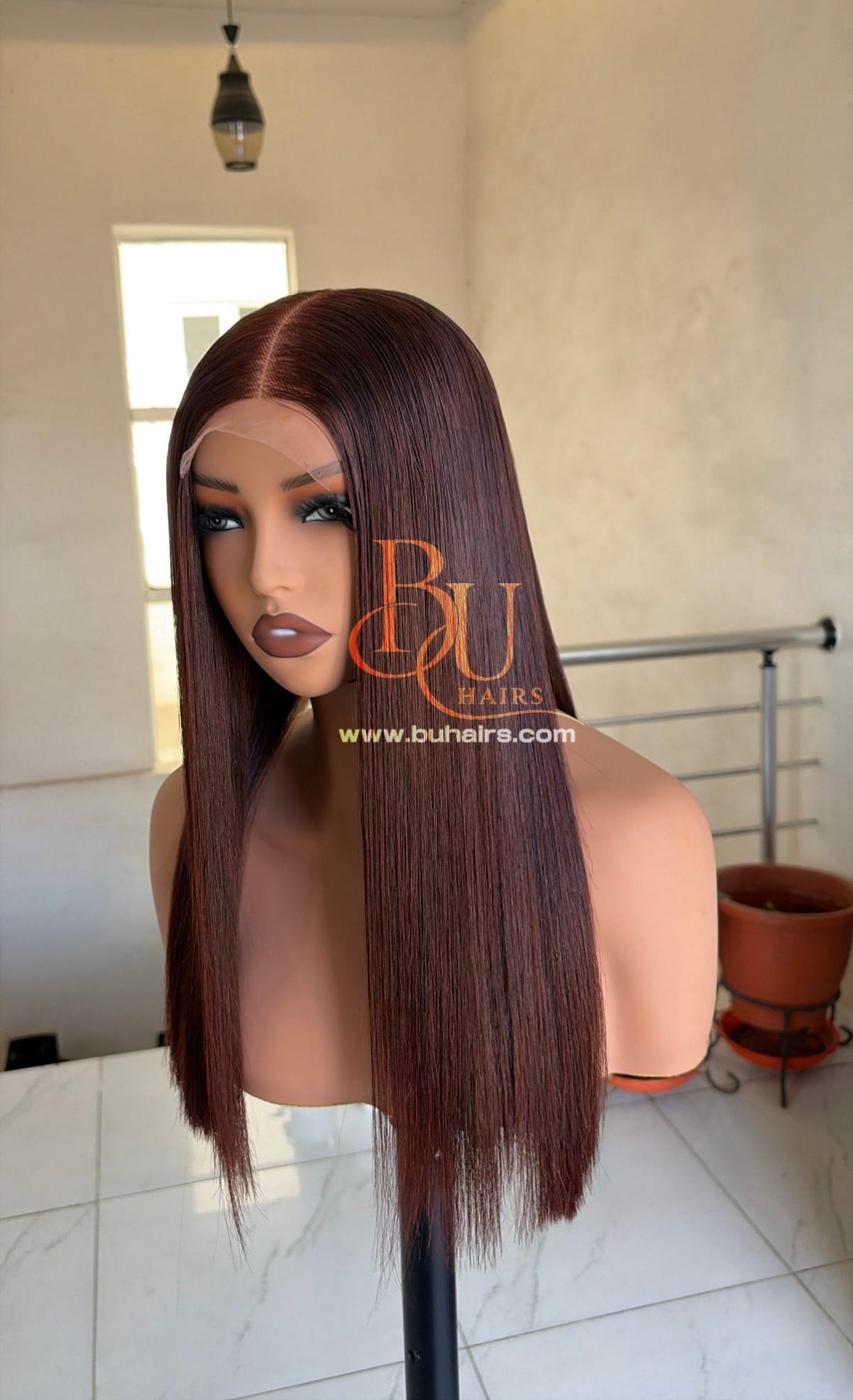 16” Choco Brown (2 x 6) SDD Bone Straight 5 16” Choco Brown (2 x 6) SDD Bone Straight - Image 5