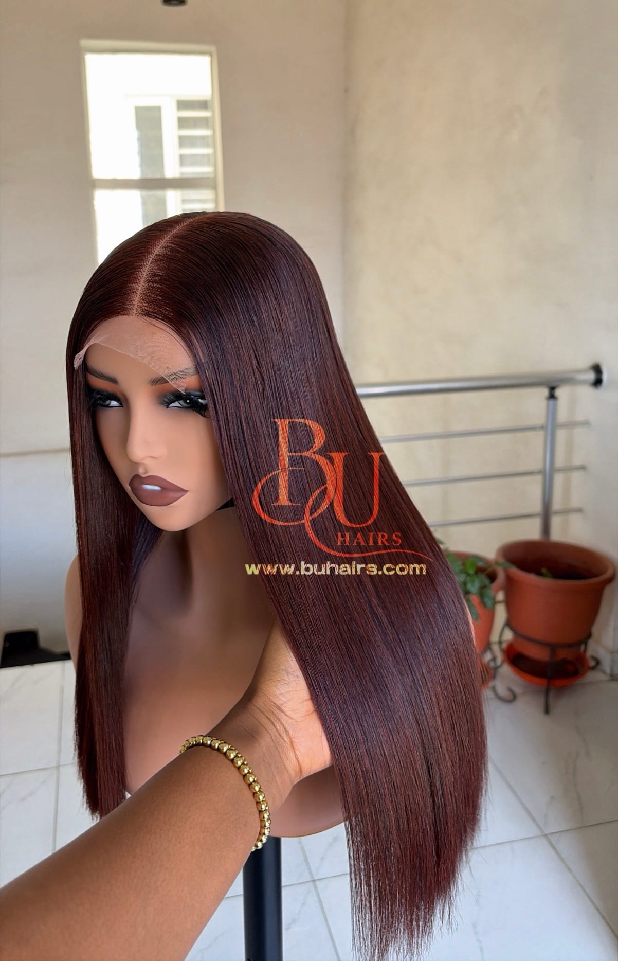 16” Choco Brown (2 x 6) SDD Bone Straight 3 16” Choco Brown (2 x 6) SDD Bone Straight - Image 3
