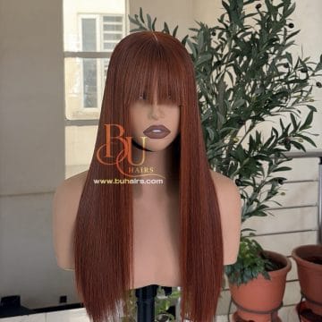Cajun Fringe Bone Straight Wig