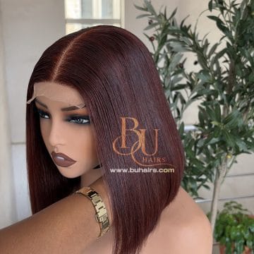 Custom Colored Bone Straight Wig